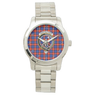 Klassischer Zeitloser Clan Anstruther Tartan Karie Armbanduhr