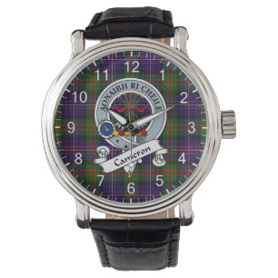 Klassischer zeitloser Clan Cameron von Erracht Mod Armbanduhr