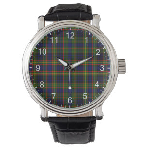 Klassischer Zeitloser Clan Clelland Tartan Kariert Armbanduhr