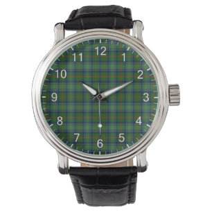 Klassischer Zeitloser Clan Cranstoun Tartan Karier Armbanduhr