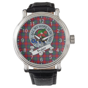 Klassischer zeitloser Clan Fraser aus Alreifen Abz Armbanduhr