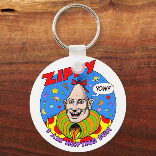 Klassischer Zippy Key Ring Schlüsselanhänger (Vorderseite)