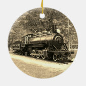 Klassischer Zug Keramik Ornament (Hinten)