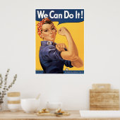 Klassischer Zweiter Weltkrieg Poster (Küche)