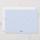 Klassisches 1. Verheiratetes Weihnachtsbild Feiertagskarte (Rückseite)