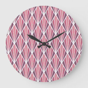 Klassisches abstraktes, geometrisches, stilvolles, große wanduhr
