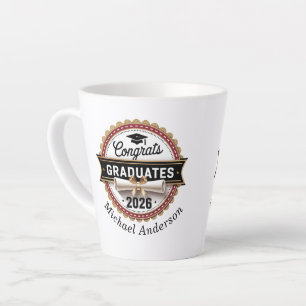 Klassisches Abzeichen Abschlussklasse 2026 Zweifar Milchtasse