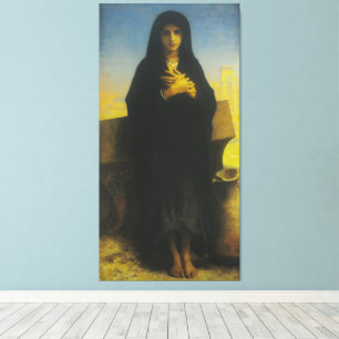 Klassisches ägyptisches Mädchenporträt - feine Ölk Leinwanddruck