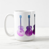 Klassisches Akustikgitarreninstrument für Vintage Kaffeetasse (Links)