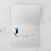 Klassisches altes Auto mit Hund Karte (Innenseite)