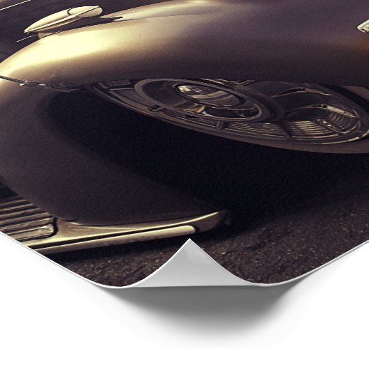 Klassisches, altes Auto Poster (Ecke)