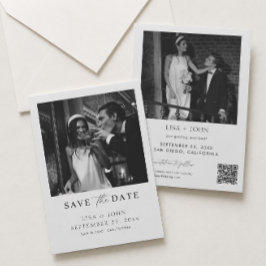 Klassisches altes Geld Hochzeit speichern das Foto Einladung
