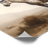 Klassisches amerikanisches Appaloosa Horse Poster (Ecke)