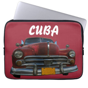 Klassisches amerikanisches Auto in Vinales, Kuba Laptopschutzhülle