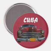 Klassisches amerikanisches Auto in Vinales, Kuba Magnet (Vorderseite/Rückseite)