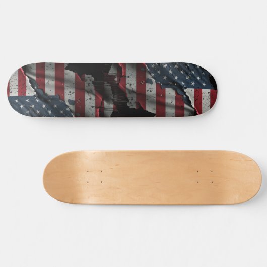 Klassisches amerikanisches Flag Skateboard Deck (Horizontal)