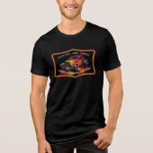 Klassisches amerikanisches Frisierte Auto 1954 Tri-Blend Shirt (Vorderseite)