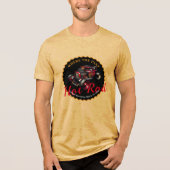 Klassisches amerikanisches Frisierte Auto Tri-Blend Shirt (Vorderseite)