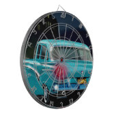 Klassisches amerikanisches Fünfzigerjahre Dartscheibe (Vorderseite Links)