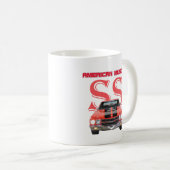 Klassisches amerikanisches Muskel-Auto Chevelle SS Kaffeetasse (VorderseiteRechts)