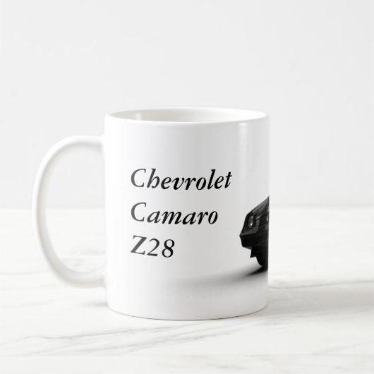 Klassisches amerikanisches Muskel-Auto Chevrolet Kaffeetasse (Links)