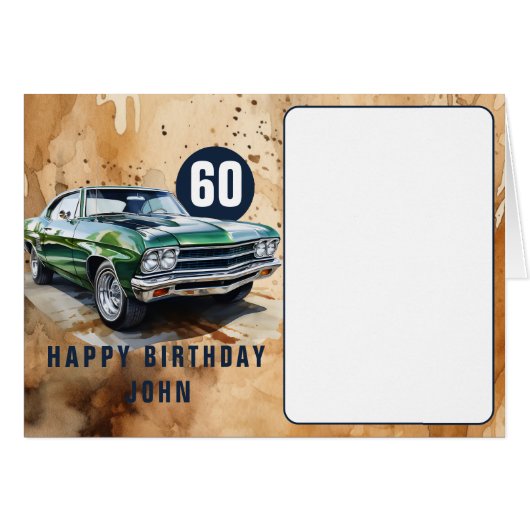 Klassisches amerikanisches Muskelauto (Vorderseite (Horizontal))