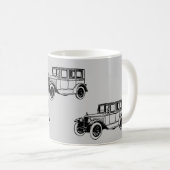 Klassisches antikes Auto-Automobil Kaffeetasse (VorderseiteRechts)