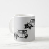 Klassisches antikes Auto-Automobil Kaffeetasse (Vorderseite Links)