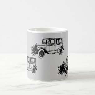 Klassisches antikes Auto-Automobil Kaffeetasse