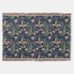 Klassisches antikes blaues Jugendstil-Muster Decke