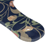 Klassisches antikes blaues Jugendstil-Muster Schneidebrett (Ecke)