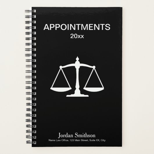 Klassisches Anwaltsrecherchebuch Planer (Vorderseite)