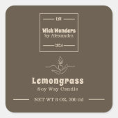 Klassisches Apothekenschild Quadratischer Aufkleber (Vorderseite)