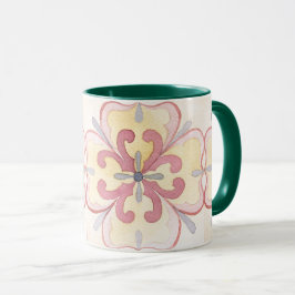 Klassisches Aquarellblütengeschenk Großmutter-Gesc Tasse