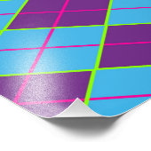 Klassisches Argyle-Muster Fotodruck (Ecke)