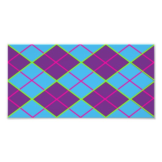 Klassisches Argyle-Muster Fotodruck (Vorne)