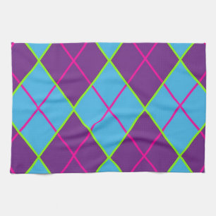 Klassisches Argyle-Muster Geschirrtuch