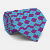 Klassisches Argyle-Muster Krawatte (Gerollt)