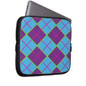 Klassisches Argyle-Muster Laptopschutzhülle (Vorne Rechts)