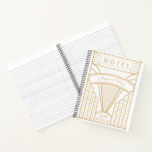 Klassisches Art Deco Muster Notizbuch (Innenseite)