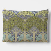 Klassisches Art Nouveau-Blumenmuster Zubehörtasche (Vorderseite)