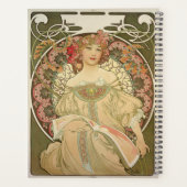 Klassisches Art Nouveau Plakatdesign Planer (Rückseite)