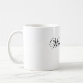 Klassisches Art-Winchester-Logo Kaffeetasse (Links)