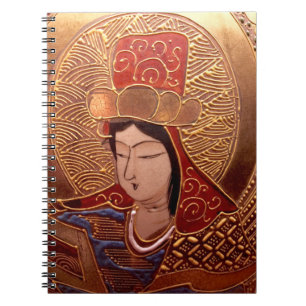 Klassisches asiatisches SpiralNotebook Notizblock