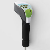 Klassisches Ass Loch in Eins Golf Headcover (angewinkelt)