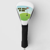 Klassisches Ass Loch in Eins Golf Headcover (Vorderseite)