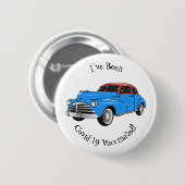 Klassisches Auto 1948 Cartoon-Illustration Button (Vorne & Hinten)