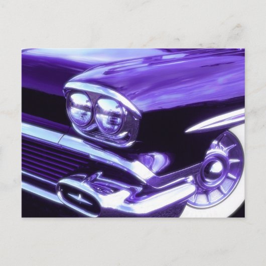 Klassisches Auto: 1958 Chevrolet Postkarte (Vorderseite)