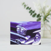 Klassisches Auto: 1958 Chevrolet Postkarte (Stehend Vorderseite)