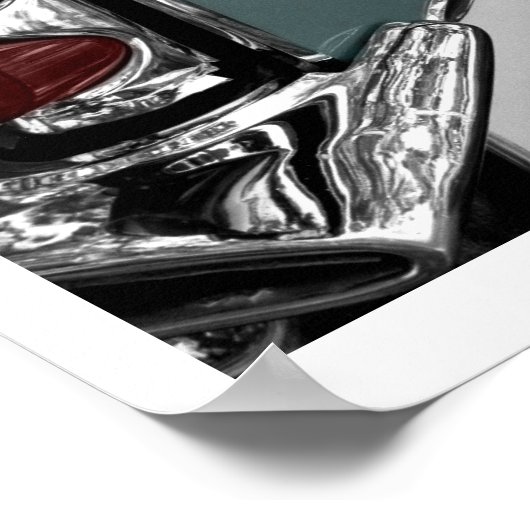 Klassisches Auto 4 Print Poster (Ecke)